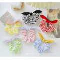 Fashion Colorful Bowknot Hair Tie Fabric Girls Elastic Hair Band